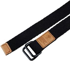 img 1 attached to Samtree Canvas Adjustable Military Buckle Men's Belts and Accessories