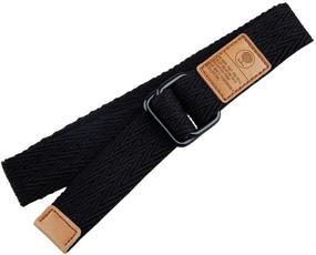 img 3 attached to Samtree Canvas Adjustable Military Buckle Men's Belts and Accessories