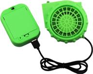 🌿 green air pump - usb mini upgrade originals fan costume and battery pack replacement for inflatable dinosaur costumes, christmas cosplay doll mascots, and other inflatable game clothing suits логотип