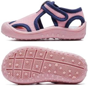 img 1 attached to 👣 Qtolo Toddler Sandals Boys/Girls: Quick-Dry Sport Beach Water Shoes – The Perfect Outdoor Footwear!