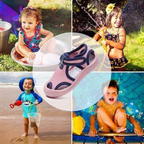 img 3 attached to 👣 Qtolo Toddler Sandals Boys/Girls: Quick-Dry Sport Beach Water Shoes – The Perfect Outdoor Footwear!