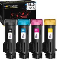 🖨️ premium cartlee laser toner cartridges for xerox phaser & workcentre printers (set of 4: black, cyan, magenta, yellow) logo