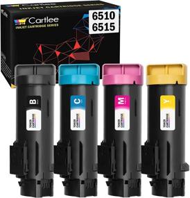 img 4 attached to 🖨️ Premium Cartlee Laser Toner Cartridges for Xerox Phaser & Workcentre Printers (Set of 4: Black, Cyan, Magenta, Yellow)