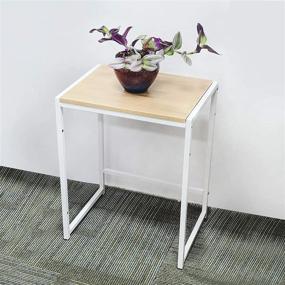 img 3 attached to Versatile Sofa Side Table: Snack Tray, Coffee Holder, Laptop Stand & More! Ideal for Living Room, Office, Hallway