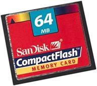 high-performance sandisk 64 mb compactflash card: enhanced storage for your devices logo