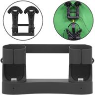 🔌 midwec magnetic charging dock organizer for htc vive/vive pro controller - wall-mounted charger stand, 1 piece logo