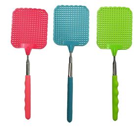 img 4 attached to 🪰 Traodin 3 Pack Extendable Fly Swatter – Flexible Manual Swat with Telescopic Handle, Ideal for Home or Office Use!