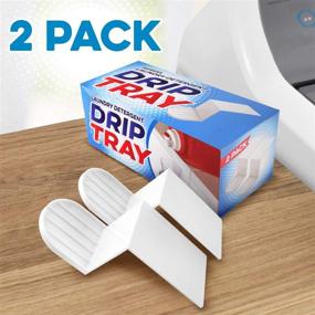 img 1 attached to 🧺 2 Pack Laundry Soap Station Organizer - Sturdy Detergent Cup Holder with Drip Catcher - Prevent Mess and Keep Room Tidy - Slides Under Tub - Laundry Detergent Gadget for Mess-Free Laundry