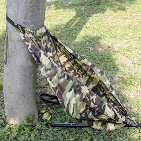 img 4 attached to 🏕️ Heyeasy Camo Hammock Seat Chair: Lightweight & Portable Hunting and Camping Chair Hangs on Any Tree