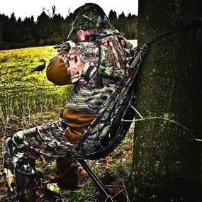 img 3 attached to 🏕️ Heyeasy Camo Hammock Seat Chair: Lightweight & Portable Hunting and Camping Chair Hangs on Any Tree