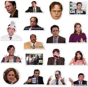 img 3 attached to 🖥️ The Office Stickers Pack - Set of 50 Laptop Stickers | Funny Stickers for Laptops, Computers, Hydro Flasks | The Office-A Sticker Collection