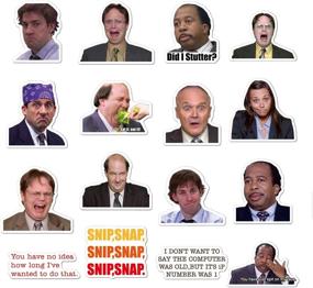 img 2 attached to 🖥️ The Office Stickers Pack - Set of 50 Laptop Stickers | Funny Stickers for Laptops, Computers, Hydro Flasks | The Office-A Sticker Collection