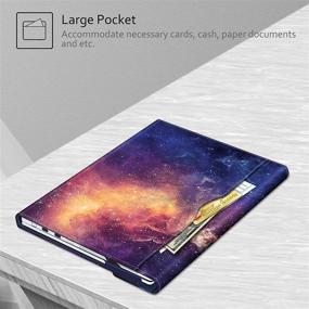 img 1 attached to 📚 Fintie Sleeve Case for Samsung Galaxy Book Flex 13.3 NP930QCG & Galaxy Chromebook 13 XE930QCA - Stylish PU Leather Portfolio Book Cover (Not Fit Galaxy Book Flex Alpha 13.3 NP730QC)