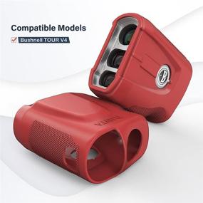 img 3 attached to 🏌️ TUSITA Магнитный силиконовый чехол для Bushnell Tour V4 JOLT Slope Shift - Запасная крышка с магнитом - Аксессуары для гольф-лазерных дальномеров