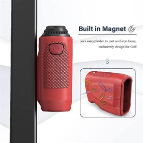 img 1 attached to 🏌️ TUSITA Магнитный силиконовый чехол для Bushnell Tour V4 JOLT Slope Shift - Запасная крышка с магнитом - Аксессуары для гольф-лазерных дальномеров