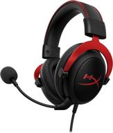 🎧 hyperx cloud ii gaming headset: immerse in 7.1 surround sound, memory foam comfort, and versatile compatibility - discover the red edition! logo