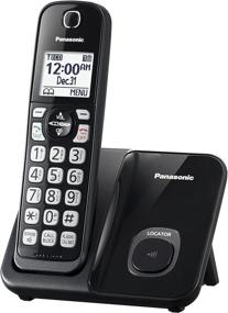 img 4 attached to 📞 Panasonic High Contrast Cordless Phone with Call Block - 1 Handset - KX-TGD510B (Black)