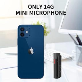 img 2 attached to 🎤 SabineTek Official SmartMike+: Ultra-Compact Wireless Bluetooth Microphone for Crystal Clear Long-Distance Audio Recording with Noise Reduction – Lightweight (14g) (White)
