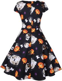 img 1 attached to Oten Halloween Vintage Rockabilly Cocktail Women's Clothing and Dresses