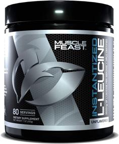 img 4 attached to Усилить рост мышечной массы с помощью Muscle Feast Vegan L-Leucine: 200 г (7 унций)