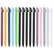 🖊️ 15pcs fngwangli plastic styluses - portable touch stylus pen set for nintendo 3ds xl/ll - available in 11 vibrant colors logo