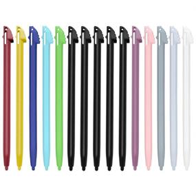 img 4 attached to 🖊️ 15Pcs FNGWANGLI Plastic Styluses - Portable Touch Stylus Pen Set for Nintendo 3DS XL/LL - Available in 11 Vibrant Colors