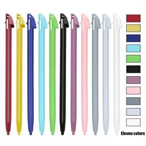 img 3 attached to 🖊️ 15Pcs FNGWANGLI Plastic Styluses - Portable Touch Stylus Pen Set for Nintendo 3DS XL/LL - Available in 11 Vibrant Colors