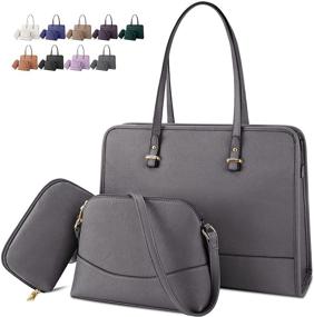 img 4 attached to 👜 Stylish and Durable Leather Handbags: Lightweight Crossbody Women's Shoulder Bags with Matching Wallets