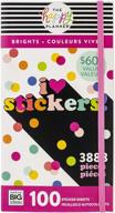 📒 brights theme happy planner mega sticker value pack - ideal planner accessories for planning & organizing - multi-color - 100s sheets, 3,888 stickers logo