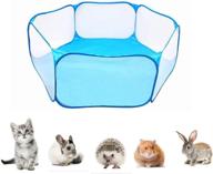 🐾 happytoy portable pop open pet playpen: secure & breathable mesh tent for small animals - ideal for outdoor and indoor use логотип