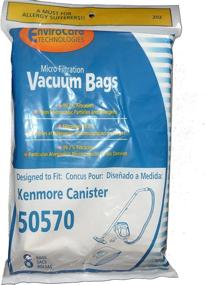 img 1 attached to 🧺 Envirocare Replacement Micro Filtration Vacuum Cleaner Dust Bags - Perfect Fit for Kenmore Ultra Care 50570 Canister Vacuum Cleaners (16 Bags)