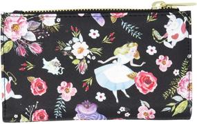 img 3 attached to 🌺 Loungefly x Alice in Wonderland: Stylish Floral Print Wallet for Character Enthusiasts