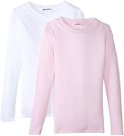 lamade girls thermal black silvermist girls' clothing in tops, tees & blouses logo