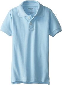 img 1 attached to 👕 Eddie Bauer Boys' Polo Shirts: Short or Long Sleeve (Various Styles)