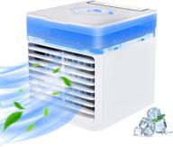 🌀 portable personal air cooler with auto oscillation, 3 wind speeds & 3 cooling modes – ultra quiet, ideal for bedroom, office, and outdoor use logo