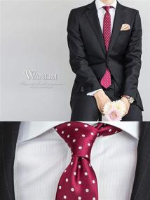 img 3 attached to WANDM Skinny Business Necktie Washable Men's Accessories