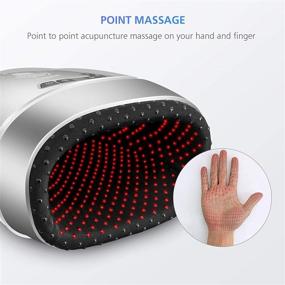 img 1 attached to Advanced Cordless Hand Massager: Heat & Compression, 3 Modes/3 Pressure Levels for Arthritis, Carpal Tunnel, Finger Numbness Relief | Electric Finger Wrist Massager - Ideal Gift for Women and Men