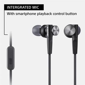 img 1 attached to 🎧 Red Sony MDRXB50AP Extra Bass Earbud Headphones/Headset with Mic for Phone Call