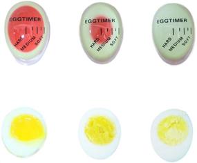 img 2 attached to 🥚 Pack of 3 Color Changing Egg Timer Kitchen Gadgets with Boil Eggs Thermometer