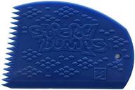 sticky bumps wax comb blue logo