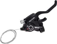 🚲 7-speed right brake & shift lever with gear indicator, v brake cable - mountain road bicycle bike shifter logo