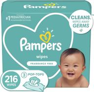 pampers wipes complete unscented pop top diapering for wipes & holders logo