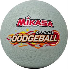 img 2 attached to 🔴 Mikasa Official 8.5 in Rubber Dodgeball: Top-Quality Ball for Competitive Play