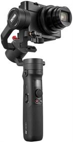 img 3 attached to Zhiyun Crane M2 Официальный – Ручной стабилизатор с трехосевым джимбалом для беззеркальной камеры, GoPro и смартфона с треногой ручкой