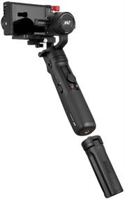 img 2 attached to Zhiyun Crane M2 Official - Handheld 3-Axis Gimbal Stabilizer for Mirrorless Camera, Gopro, and Smartphone with Grip Tripod