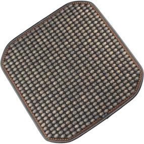 img 3 attached to Relax and Unwind with Dr.OX Wood Beaded Massaging 🪑 Seat Cover - Perfect for Car, Truck, or Office Chair (Gray)