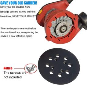 img 2 attached to 🔧 Craftsman 315 Series Replacement Sander Pad - 5 Inch, 8 Hole Hook and Loop for 315112170, 315116940, 315116950, 315112180, 315279870 Random Orbit Sanders