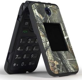 img 1 attached to 📱 Cingular Flip 4 and Cricket Debut Case - Real Woods Camo Protective Cover for U102AC and U102AA Flip Phones