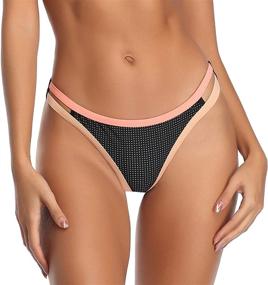 img 4 attached to 👙 SHERRYLO Bandeau Bikini Swimsuit: Push Up, Removable Straps, Beach Sexy Swimwear for Women