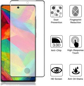 img 3 attached to [2+1 Bundle] Galaxy Note 20 Screen Protector and Camera Lens Screen Protector for Samsung Galaxy Note 20/Note 20 5G, Ultrasonic Fingerprint Compatible, HD Clear, Bubble-Free, Glass Protector for Galaxy Note 20